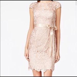 Lace sheath dress
